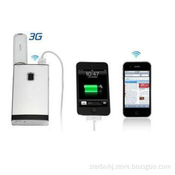 5200MAH / 7800MAH Pocket Power Bank 3G Wifi Router 1 Port L